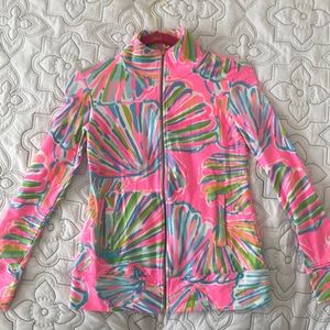 Lilly Pulitzer Zip-up Sweatshirt